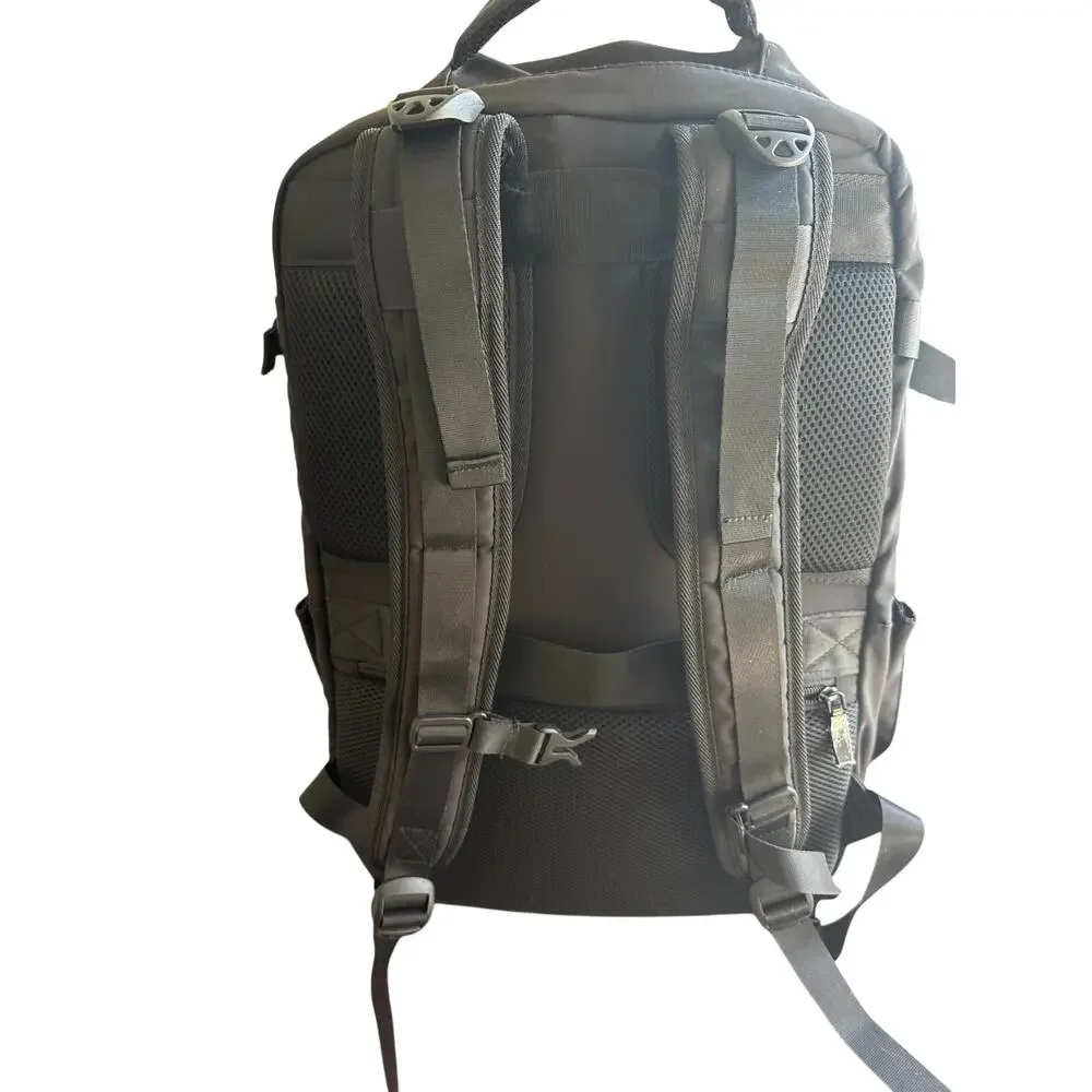 Jack Abrahams The Diego 45L Travel Backpack in Black NEW
